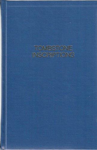 Tombstone Inscriptions