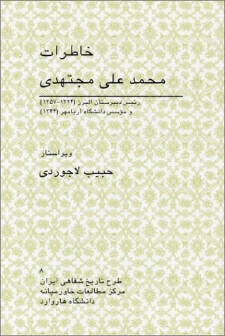 Memoirs of M.A. Modjtahedi principal of Alborz High School (1944-1979) and founder of Aryamehr (Sharif) University (1965)