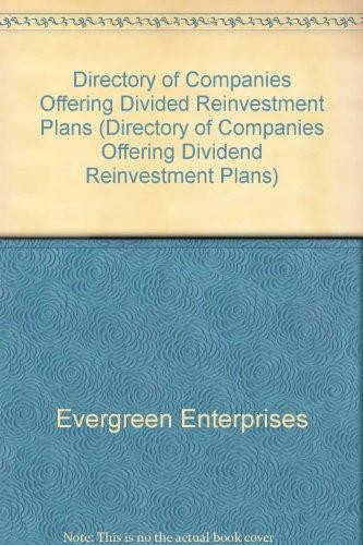 Directory of Companies Offering Divided Reinvestment Plans
