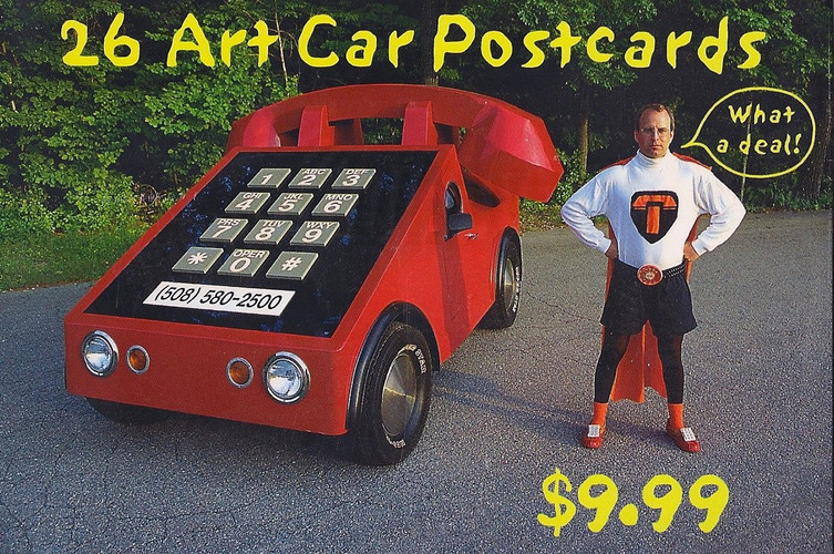 26 Art Car Postcards