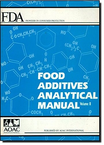 FDA Food Additives Analytical Manual