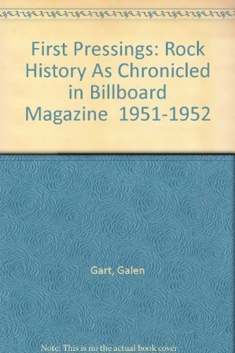 First Pressings: 1951-1952