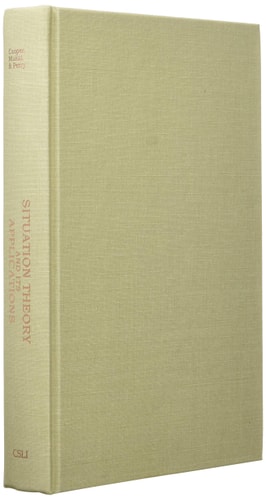 Situation Theory and its Applications: Volume 1