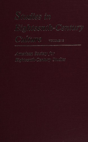 Studies in Eighteenth-Century Culture