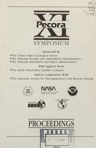 Proceedings / XI Pecora Symposium