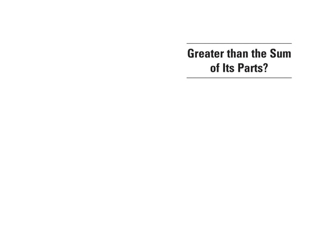 Greater Than the Sum of Its Parts? Assessing Whole of Government Approaches to Fragile States
