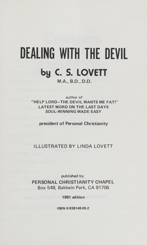 Dealing with the Devil