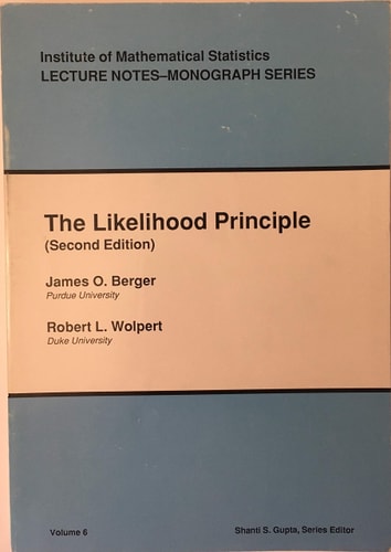 The Likelihood Principle