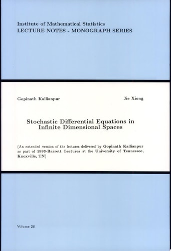Stochastic Differential Equations in Infinite Dimensional Spaces