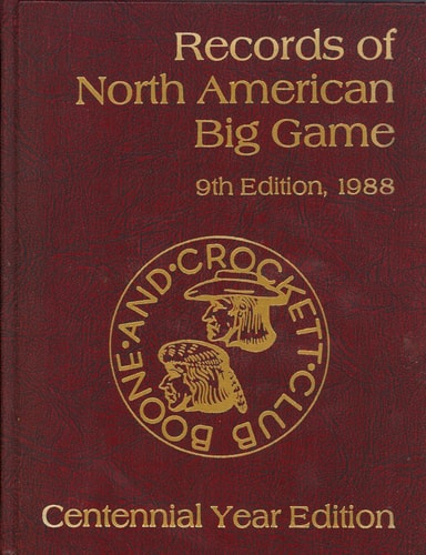 Records of North American Big Game, 1932