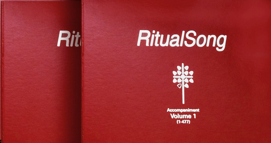 RitualSong Hymnal Volumes I & II (Hardcover, Landscape Accompaniment Version) [Hardcover-spiral] [Jan 01, 1996] Jean McLaughlin