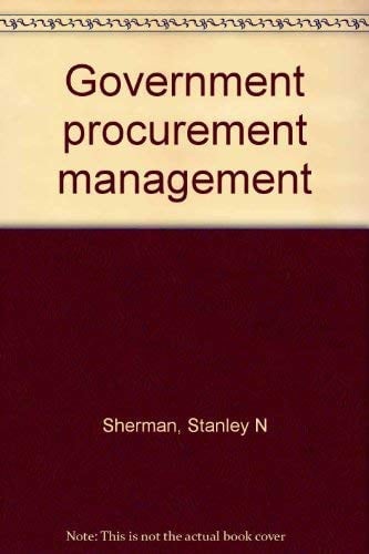 Government procurement management