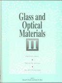 Glass and Optical Materials II: Optoelectronics, Thin Film Coating Sol-Gel Processing