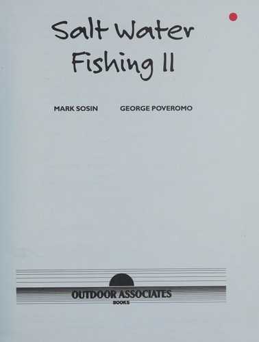 Salt Water Fishing II