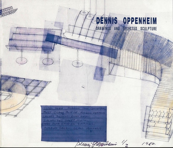 Dennis Oppenheim Drawings and Selected Sculpture : [exhibition] March 10-April 10, 1992, University Galleries, Illinois State University