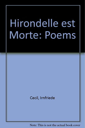 L'hirondelle est morte