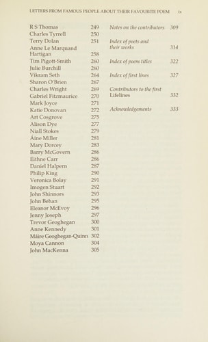 Lifelines 2: Letters from famous people about their favourite poem (Vol 2)