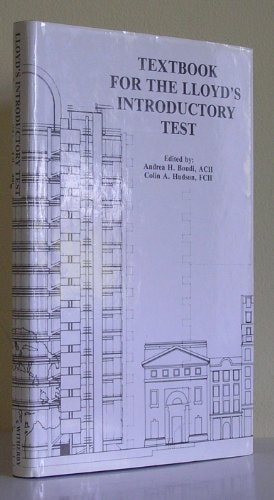 Textbook for the Lloyd's Introductory Test