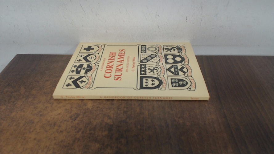 A handbook of Cornish surnames