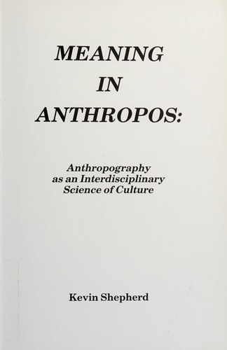 Meaning in Anthropos