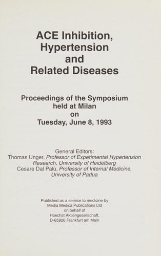 ACE Inhibition, Hypertension and Related Diseases