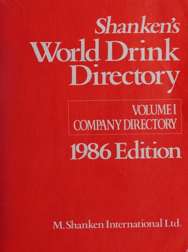 Shanken's World Drink Directory, 1986