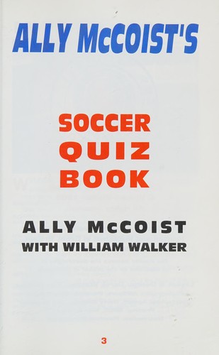 Ally McCoist's Soccer Quiz Book