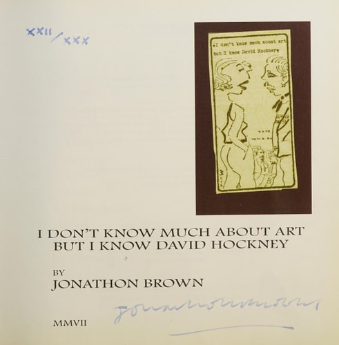 I Don't Know Much about Art But I Know David Hockney