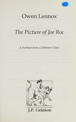 The Picture of Joe Roc A Portrait from a Different Time