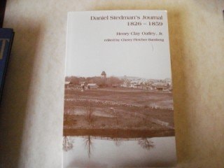 Daniel Stedman's journal, 1826-1859 (Special publication)