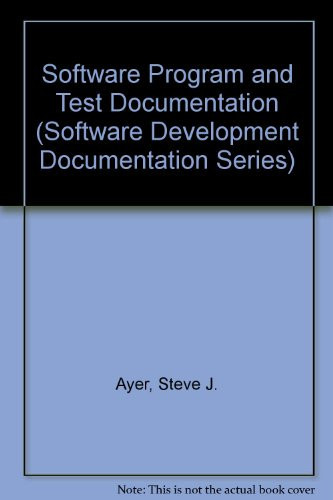 Software Program and Test Documentation