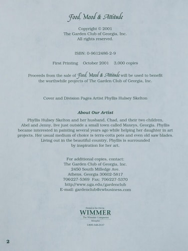 Food, Mood & Attitude Special Tastes and Touches