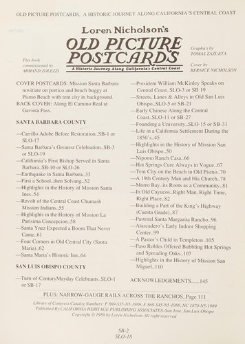 Old Picture Postcards: A Historic Journey Along California's Central Coast