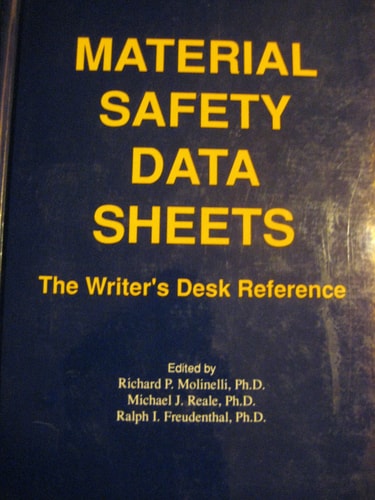 Material Safety Data Sheets The Writer's Desk Reference