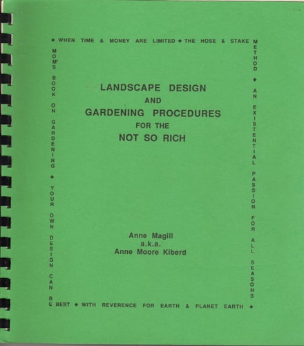Landscape Design and Gardening Procedures for the Not So Rich