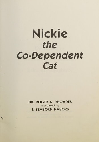 Nickie The Co-Dependent Cat