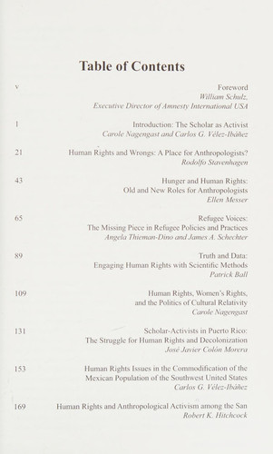 Human Rights The Scholar as Activist