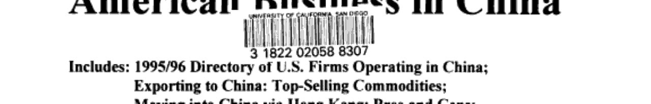 American Business in China