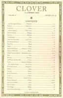 Clover, a Literary Rag, Vol. 4