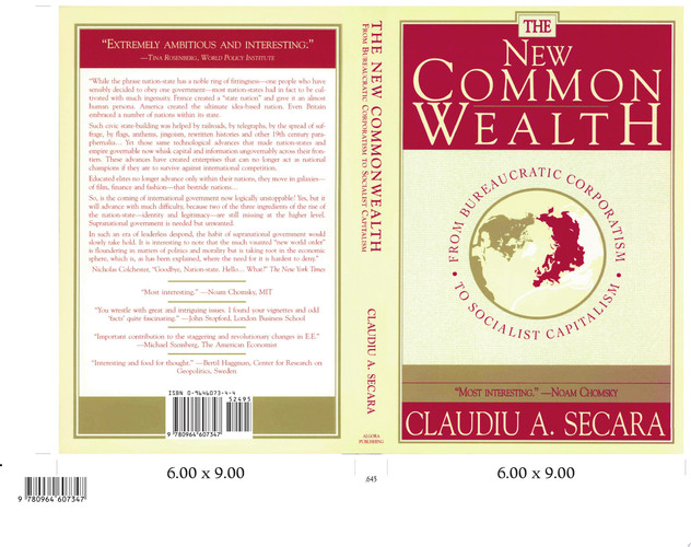 The New Common Wealth From Bureaucratic Corporatism to Socialist Capitalism