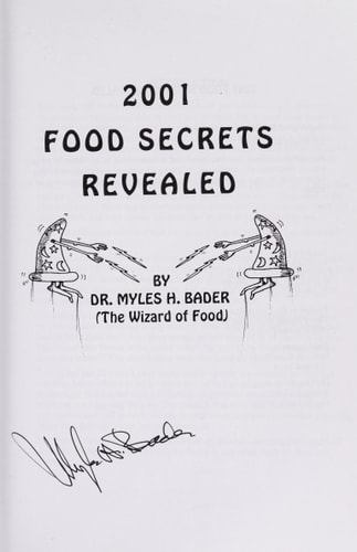2001 Food Secrets Revealed