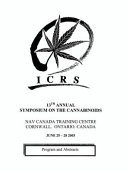 13th Annual Symposium of the International Cannabinoid Research Society