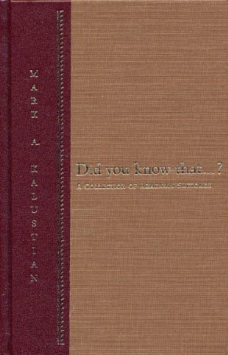 Did You Know that ...? A Collection of Armenian Sketches