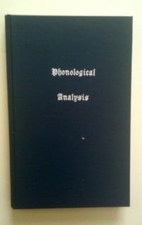 Phonological Analysis Introduction to Linguistic Analysis