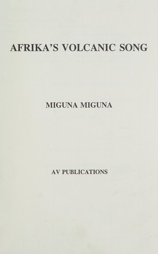 Afrika's Volcanic Song