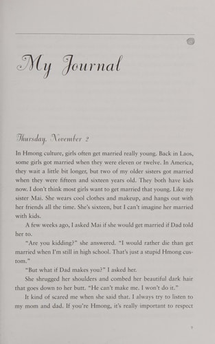 Hey, Hmong Girl, Whassup? The Journal of Choua Vang