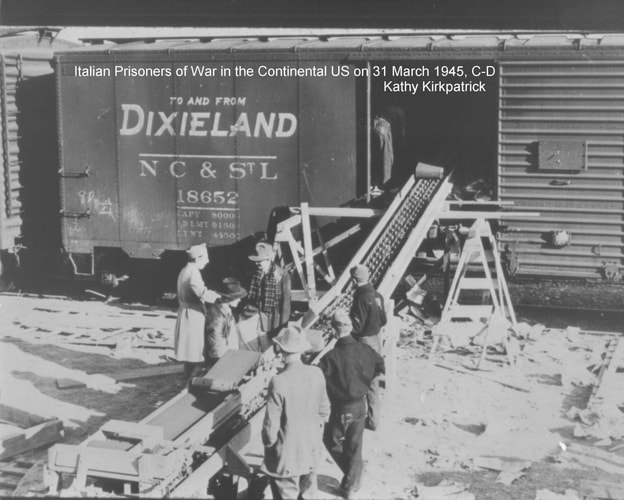 Italian Prisoners of War in the Continental US on 31 March 1945, C-D