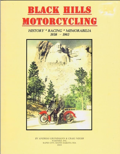 Black Hills Motorcycling History - Racing - Memorabilia 1938 - 1963