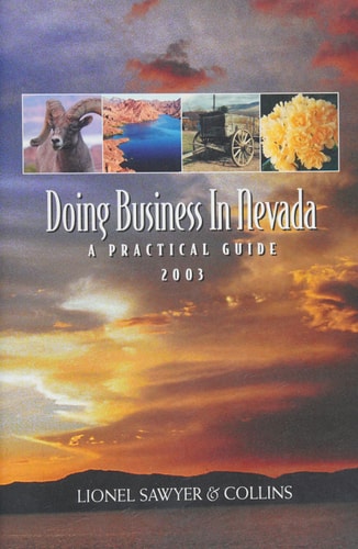 Doing Business in Nevada A Practical Guide 2003