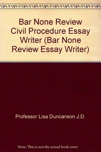 Civil Procedure Essay Writer